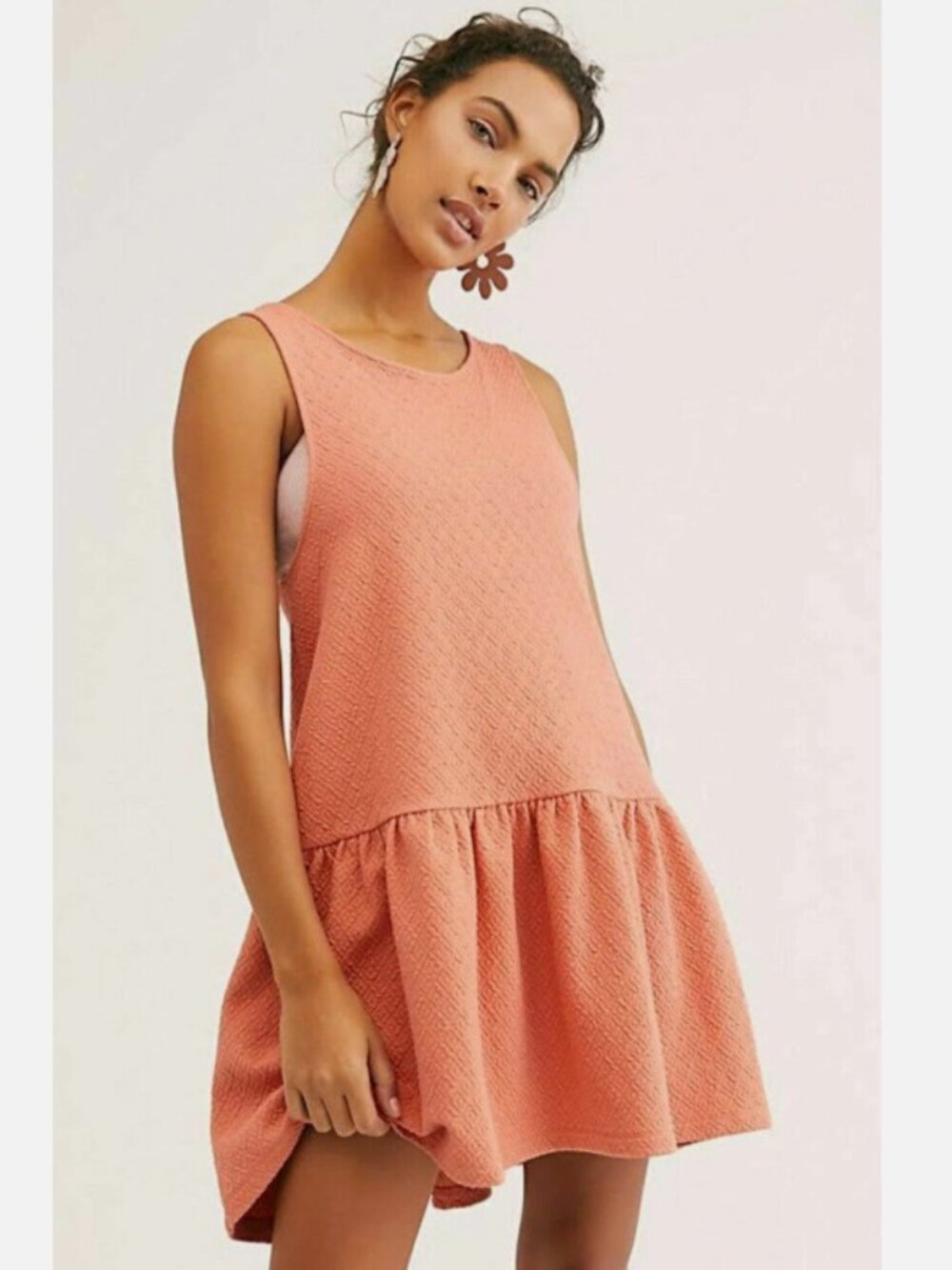 New Free People Easy Street Mini Dress Size Mediuml MSRP: $108